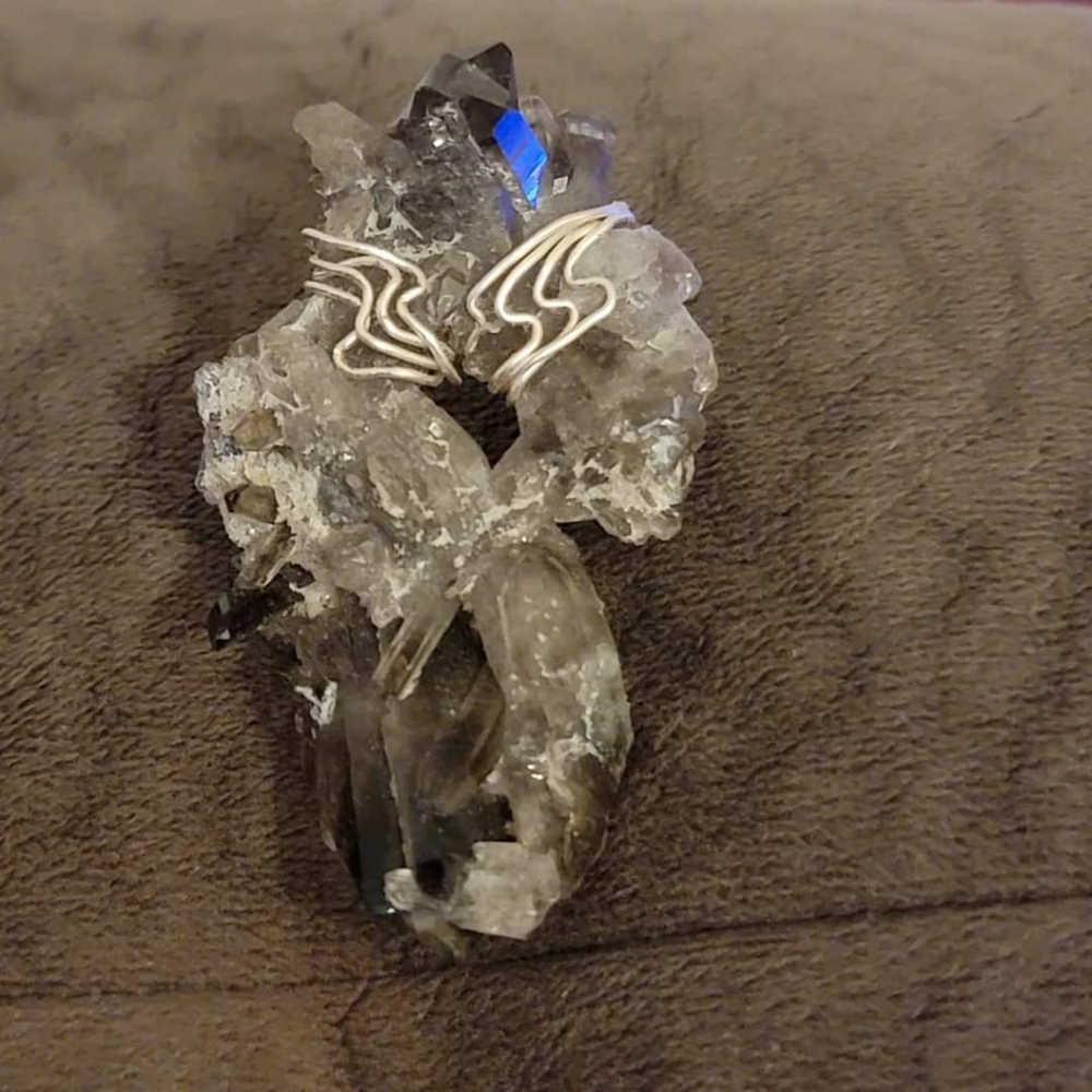 Bastest ,A beautiful and powerful Smokey Quartz Amulet